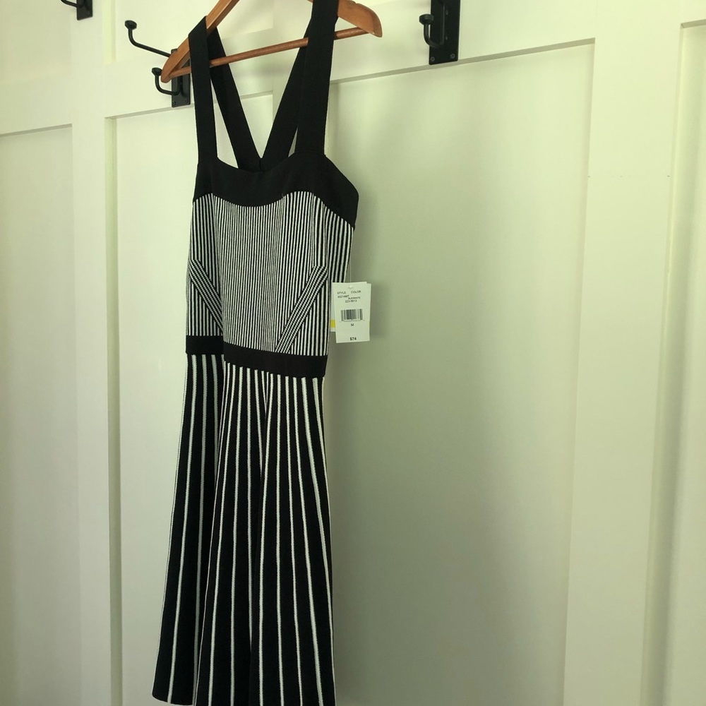 Black and White Party Dress